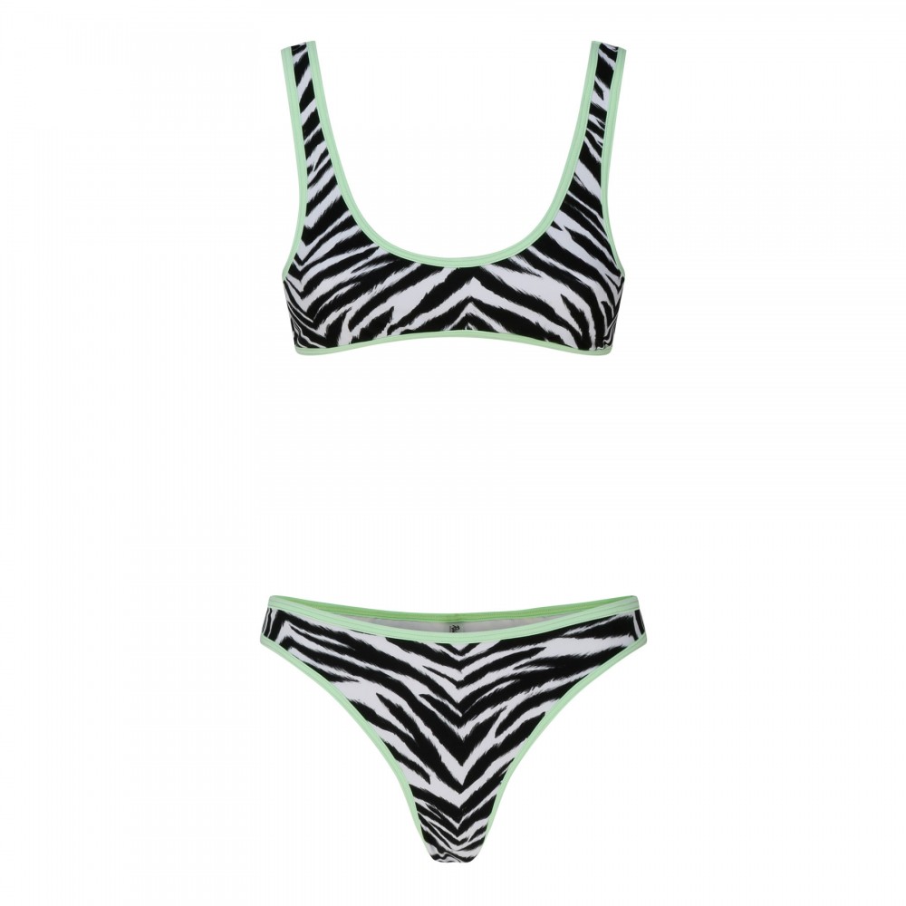 Coolio zebra bikini set