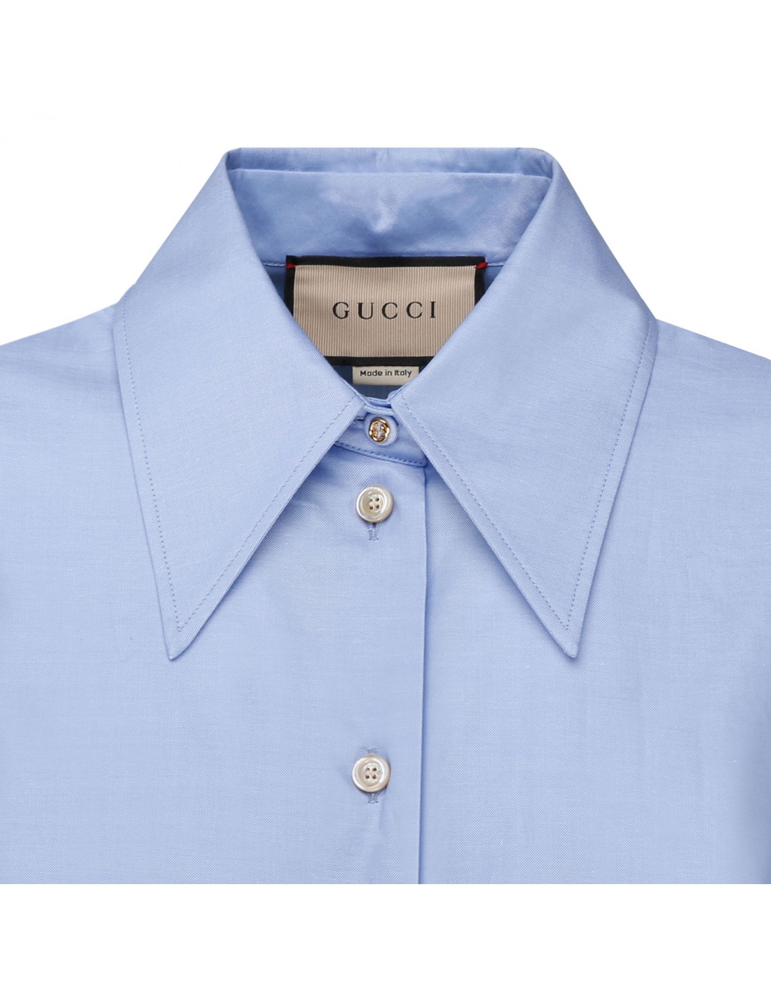 Blue cotton Oxford shirt