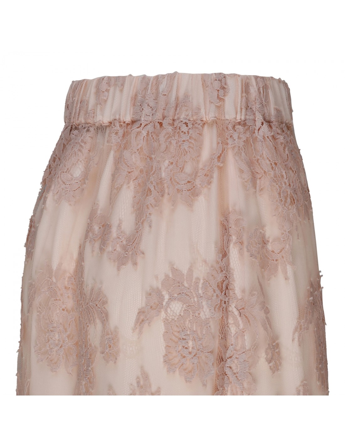 Floral lace skirt