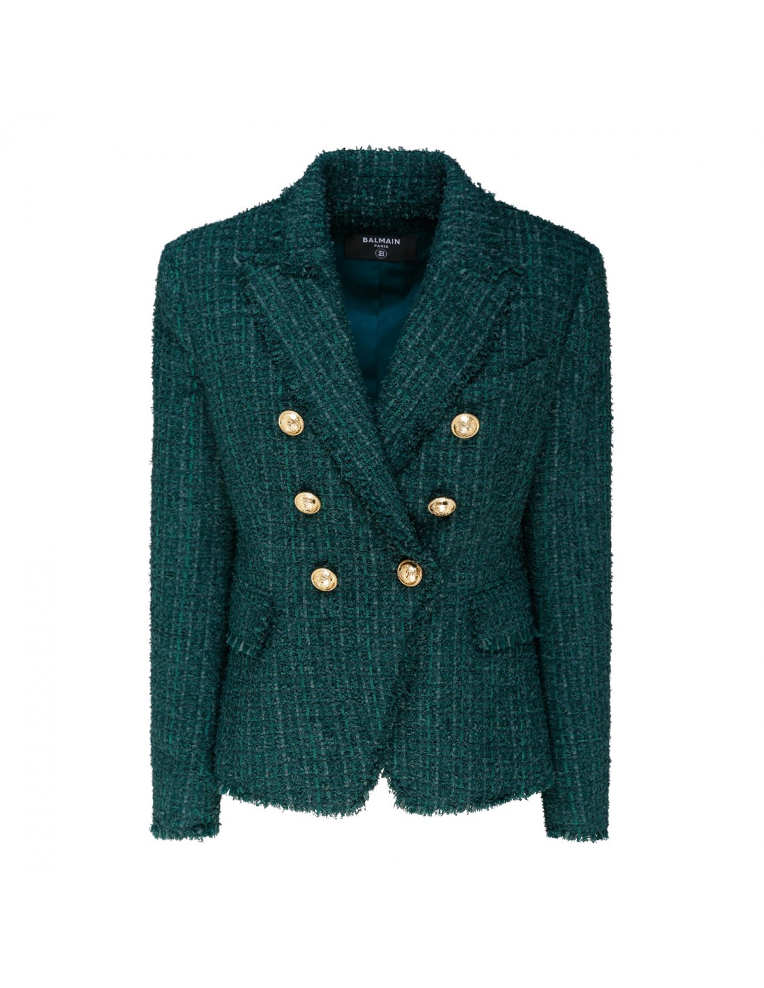 Green tweed jacket