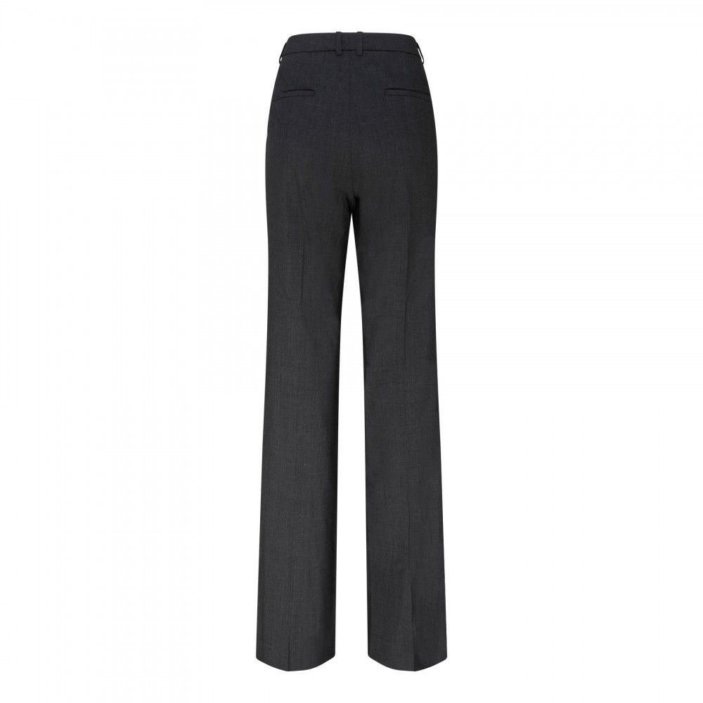 Charcoal melange wool pants