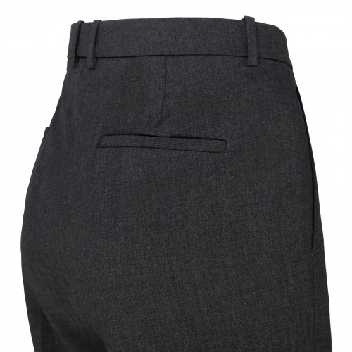 Charcoal melange wool pants 2