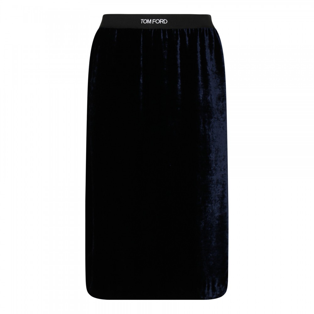 Inkwell lightweight velvet skirt