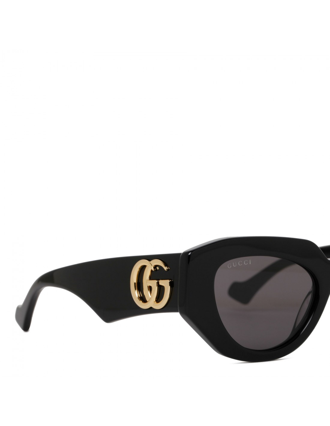 Geometric black sunglasses