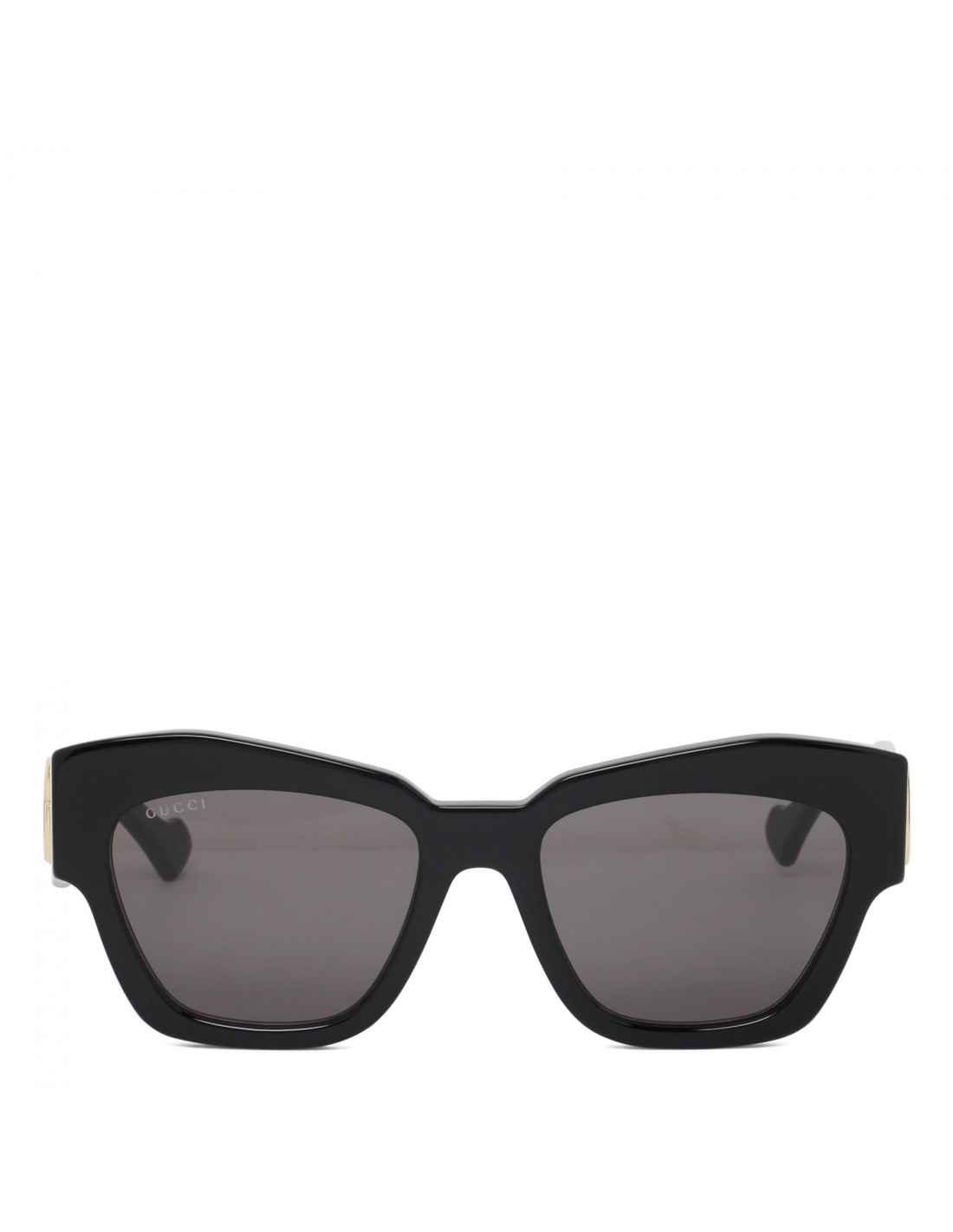 Cat-eye black sunglasses