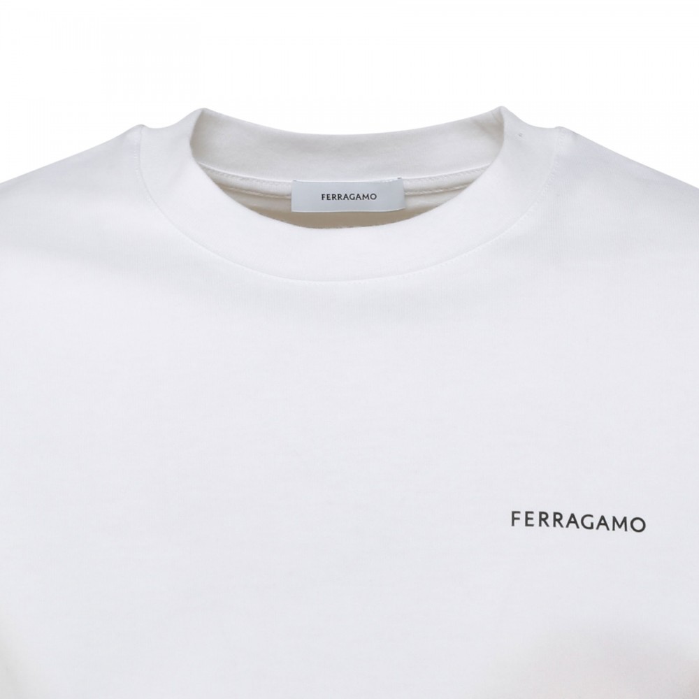 Tie-dye white and black T-shirt