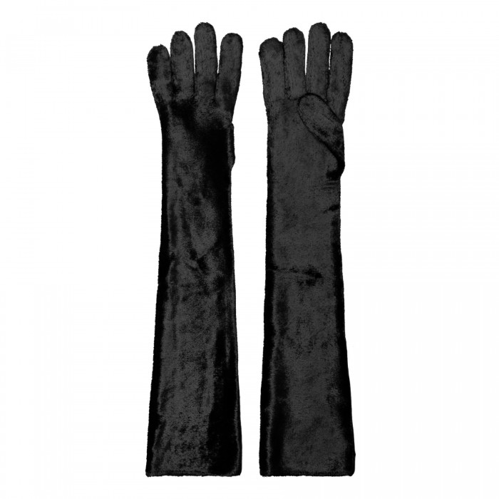 Black long gloves