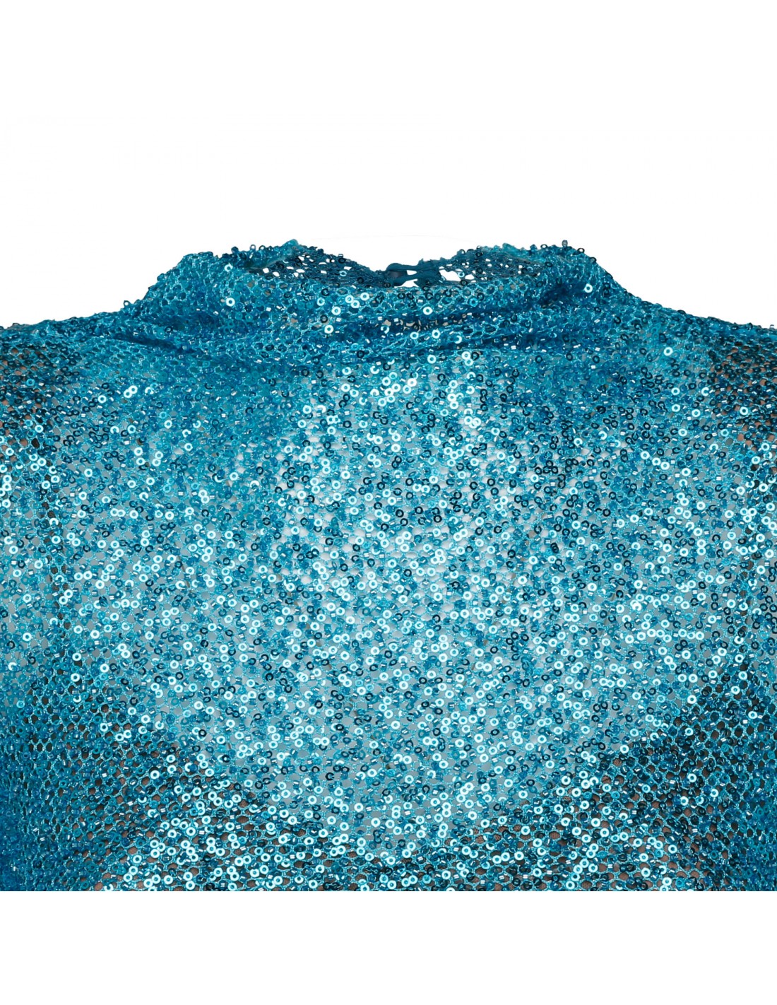 Blue beaded maxi dress