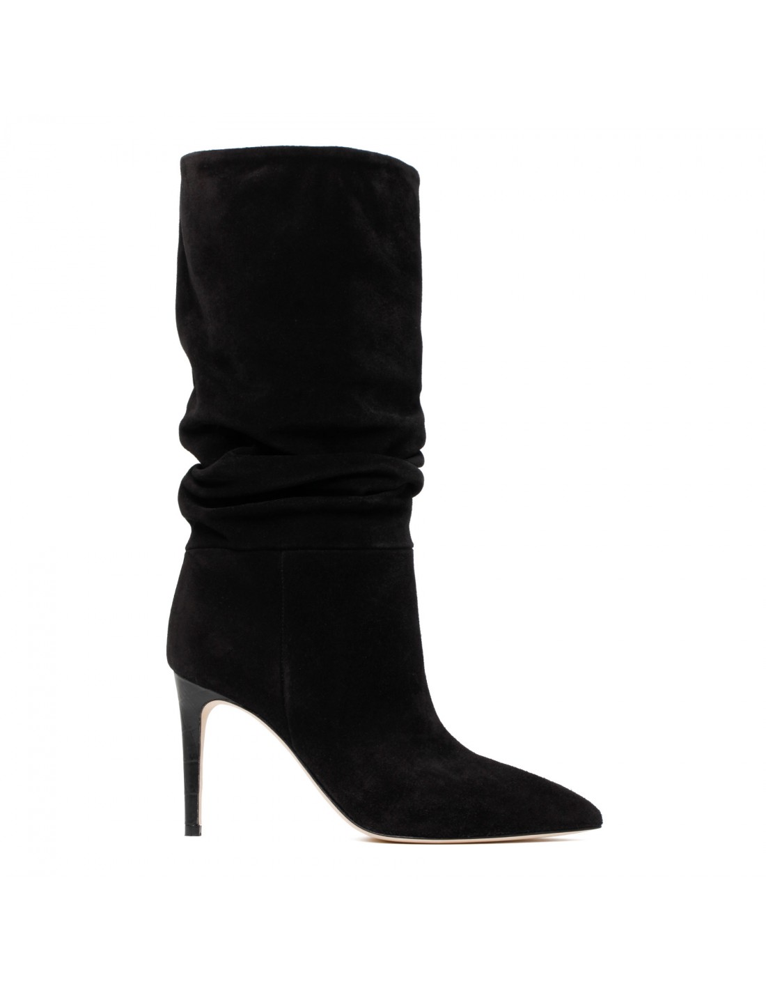 Slouchy black boots