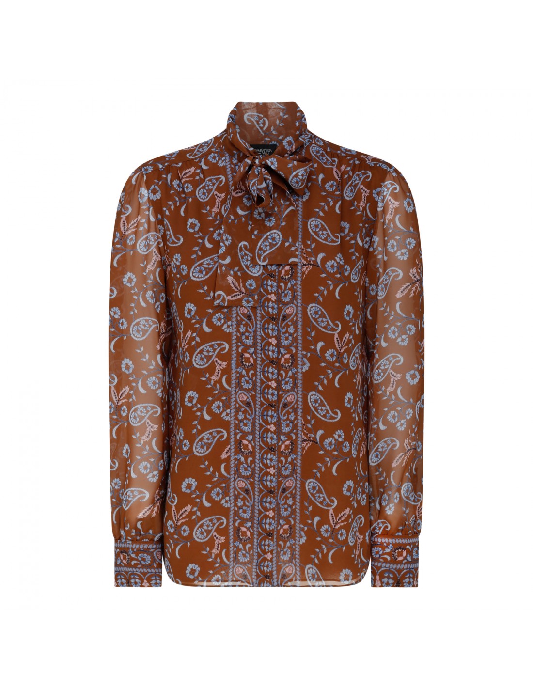 Paisley motif printed blouse