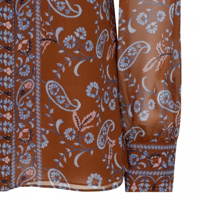 Paisley motif printed blouse