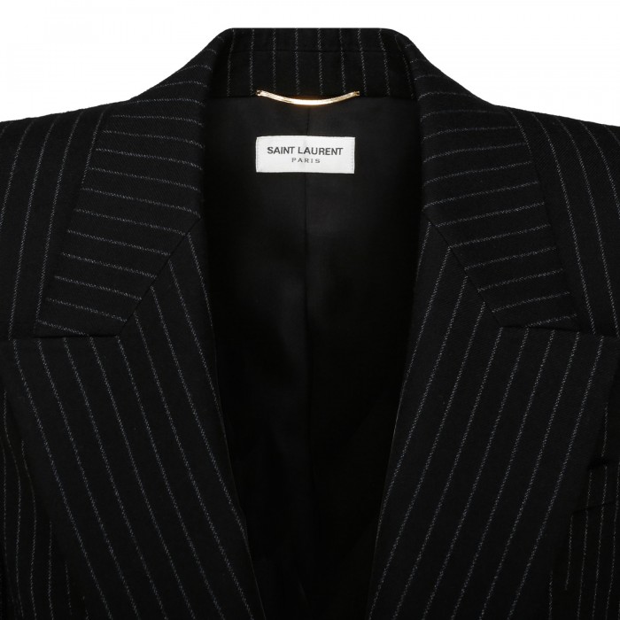 Rive Gauche striped flannel blazer