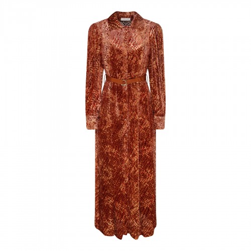 Thalia Sienna-hue dress