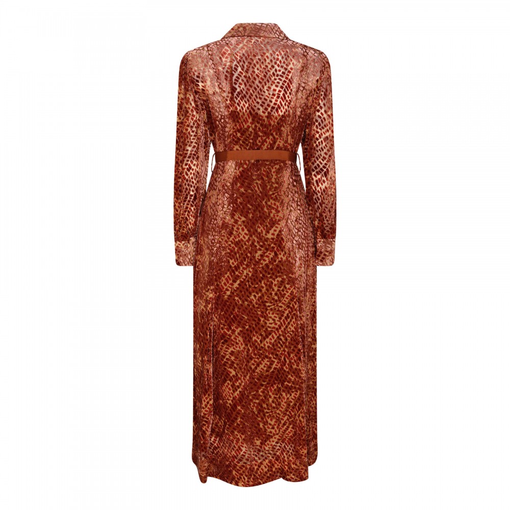 Thalia Sienna-hue dress
