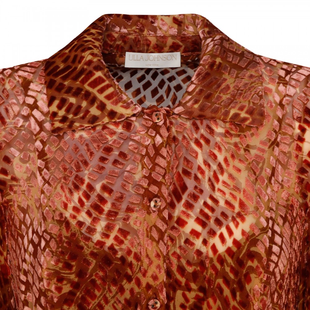 Thalia Sienna-hue dress