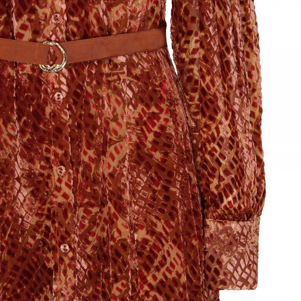 Thalia Sienna-hue dress