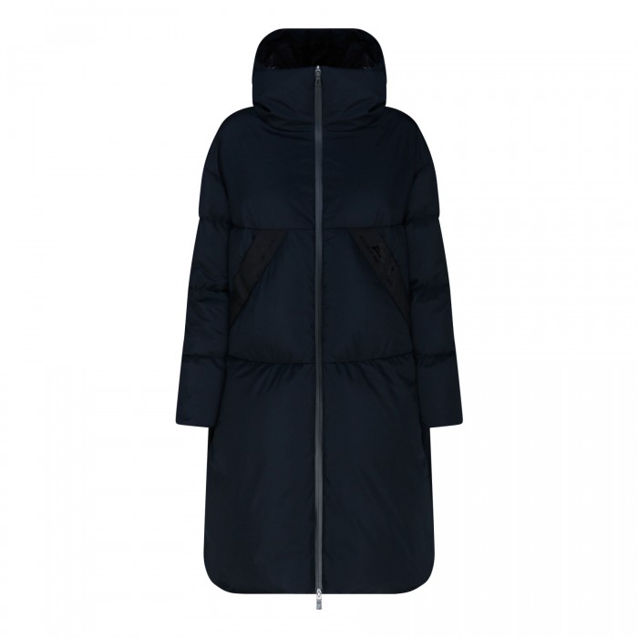 Dark blue hooded jacket