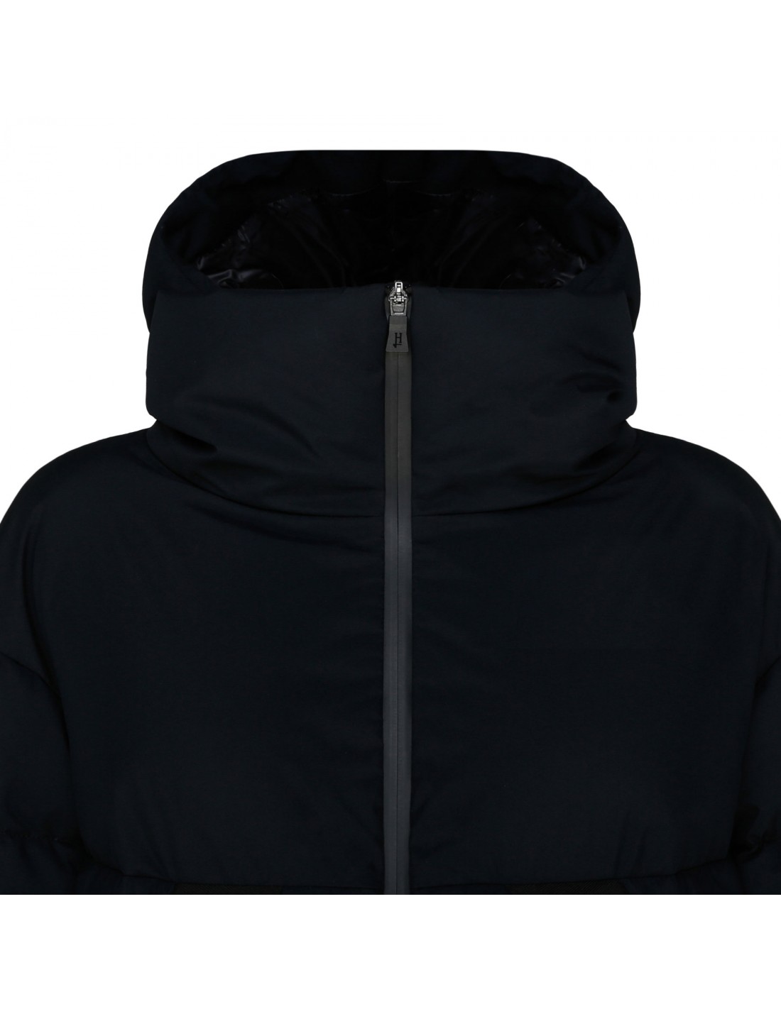 Dark blue hooded jacket