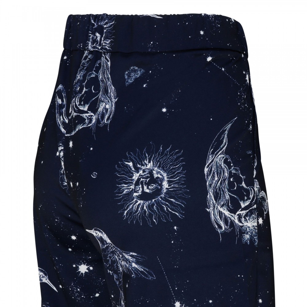 Galaxy print pants