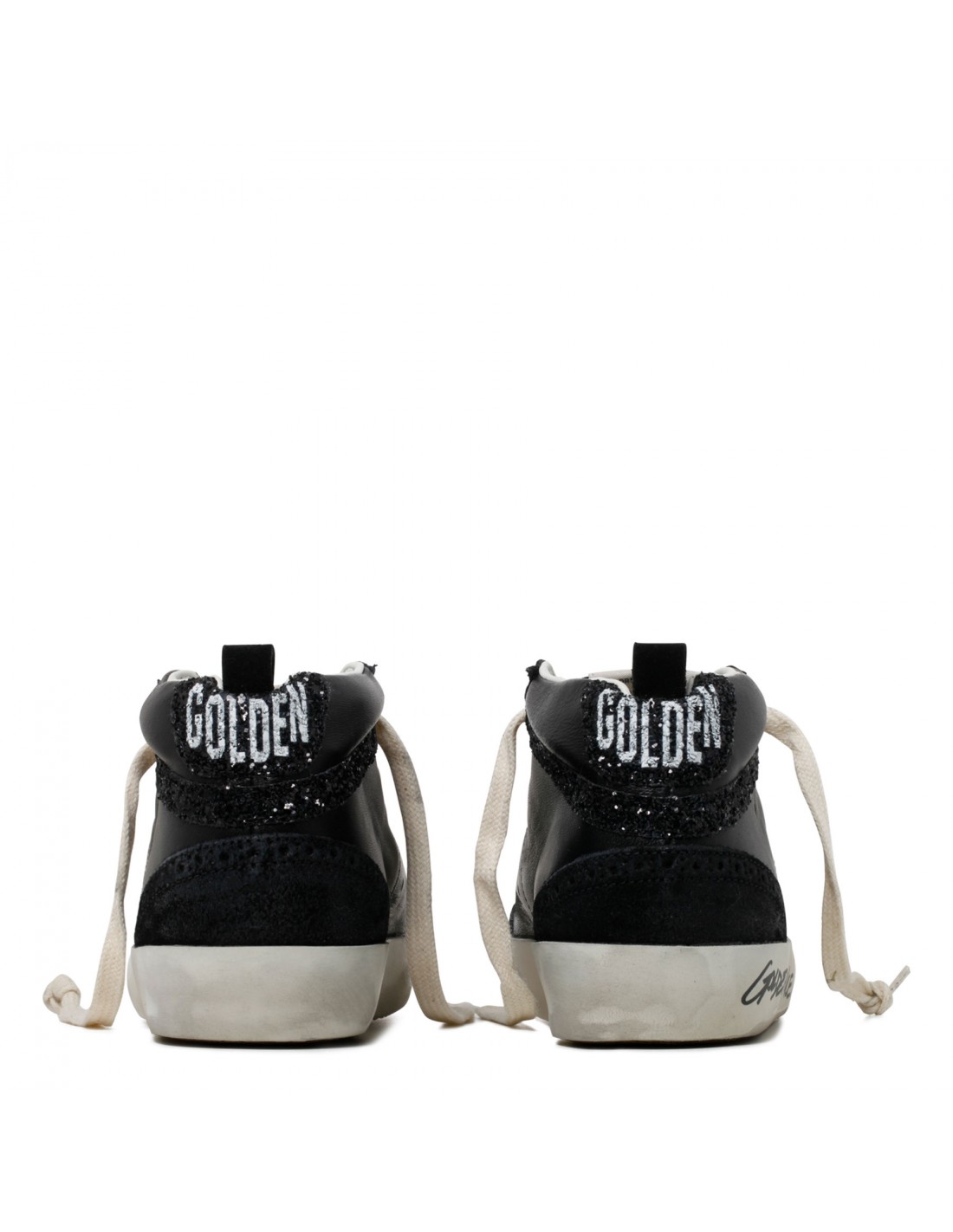 Mid-Star black sneakers