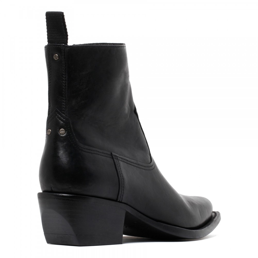 Debbie leather booties