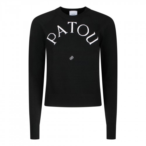 Logo jacquard sweater
