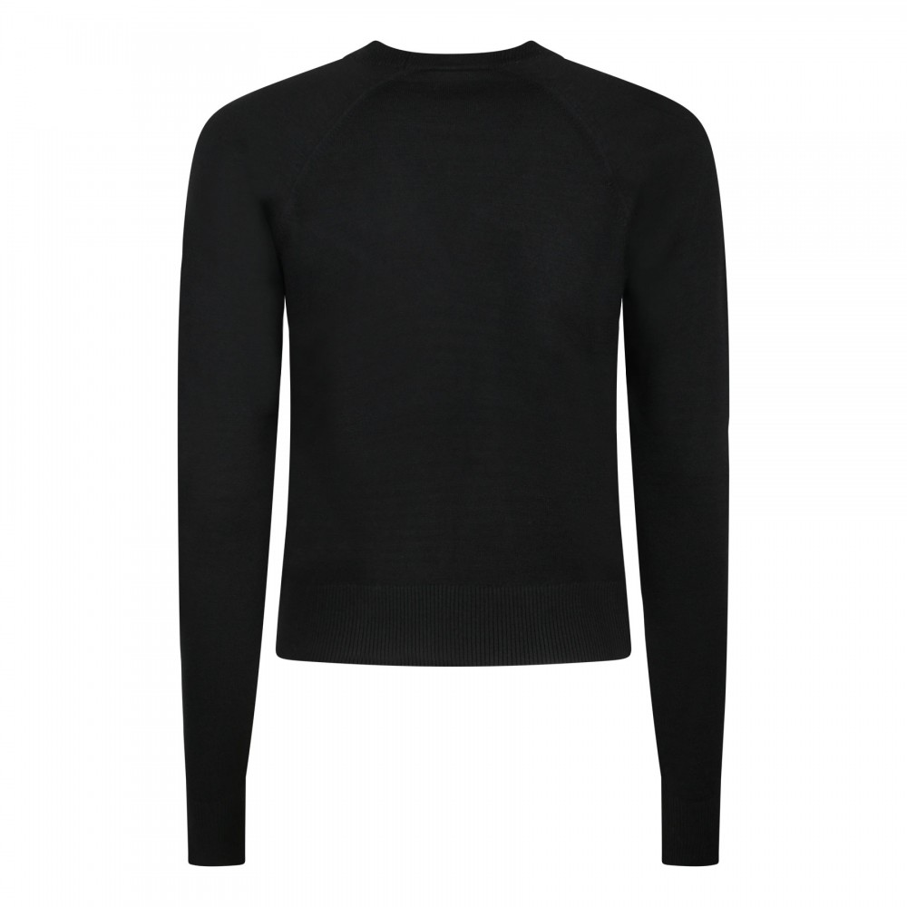 Logo jacquard sweater