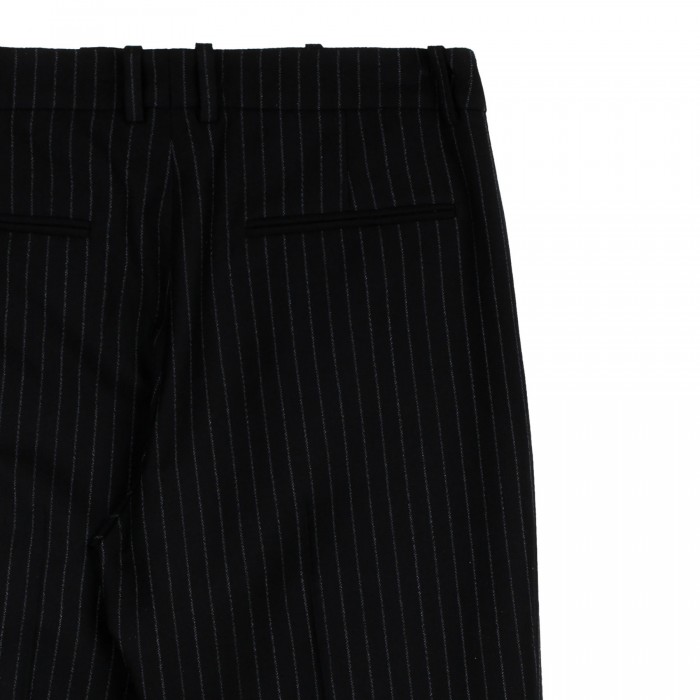 Striped flannel tailored pants