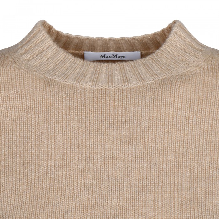 Honey-hue cashmere sweater