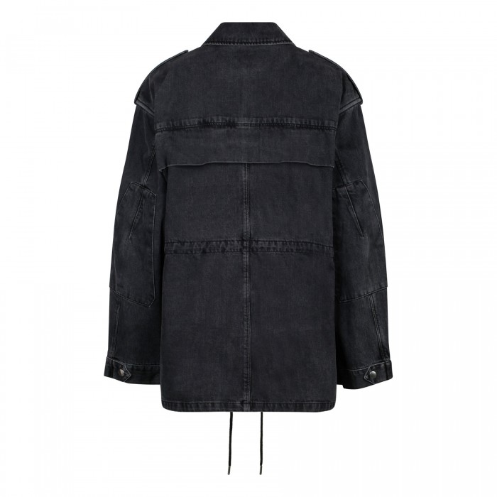 Elize faded black jacket