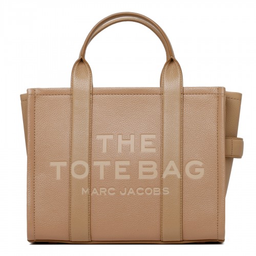The leather medium tote bag
