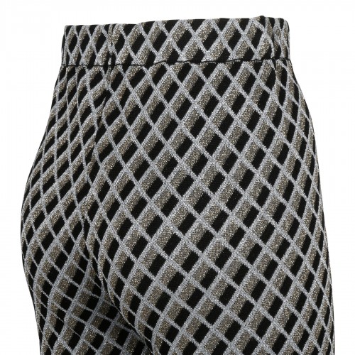 Black and gold jacquard pants 2