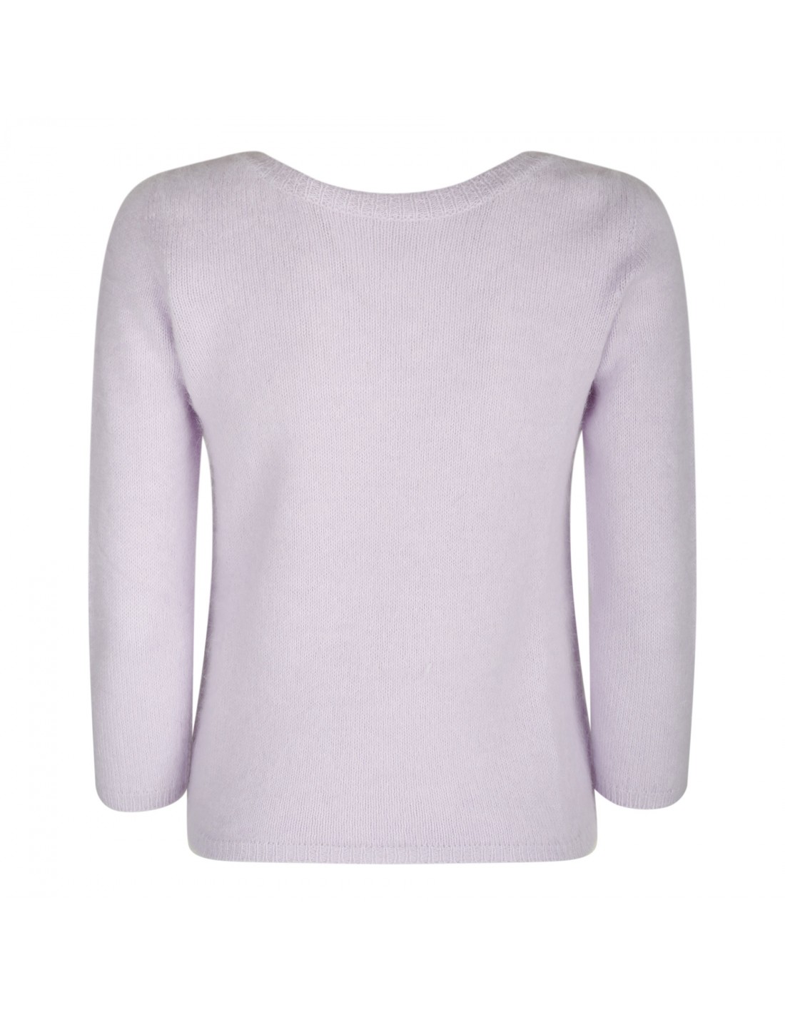 Lilac angora wool blend sweater