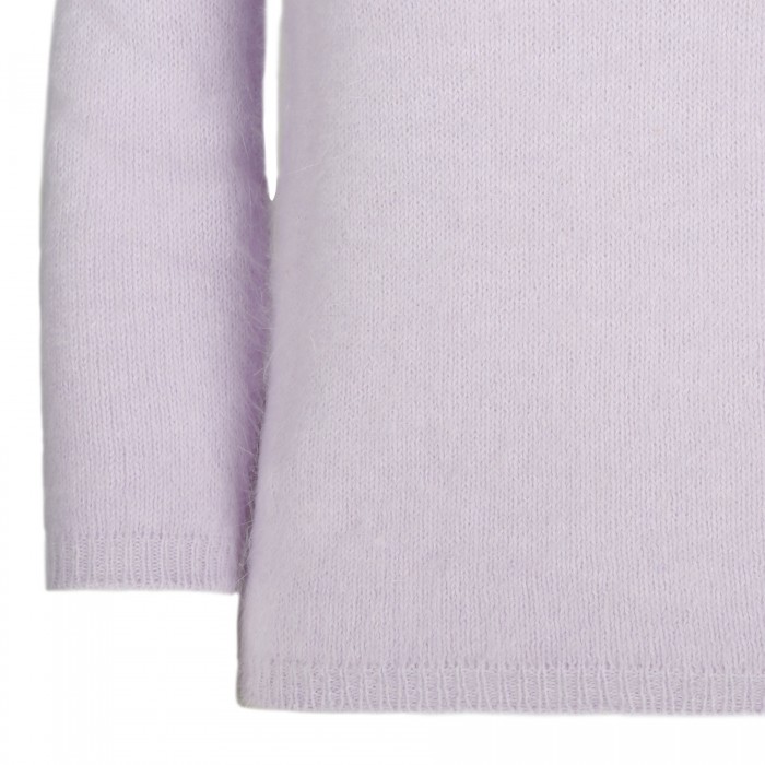 Lilac angora wool blend sweater