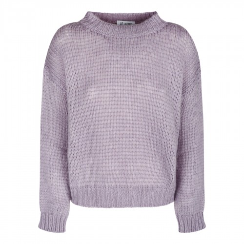 Lilac alpaca blend sweater