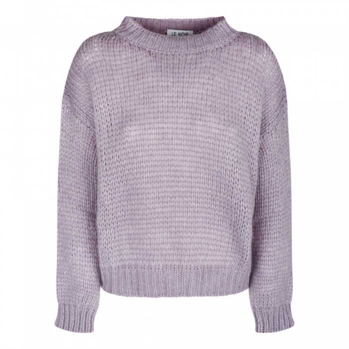 Lilac alpaca blend sweater