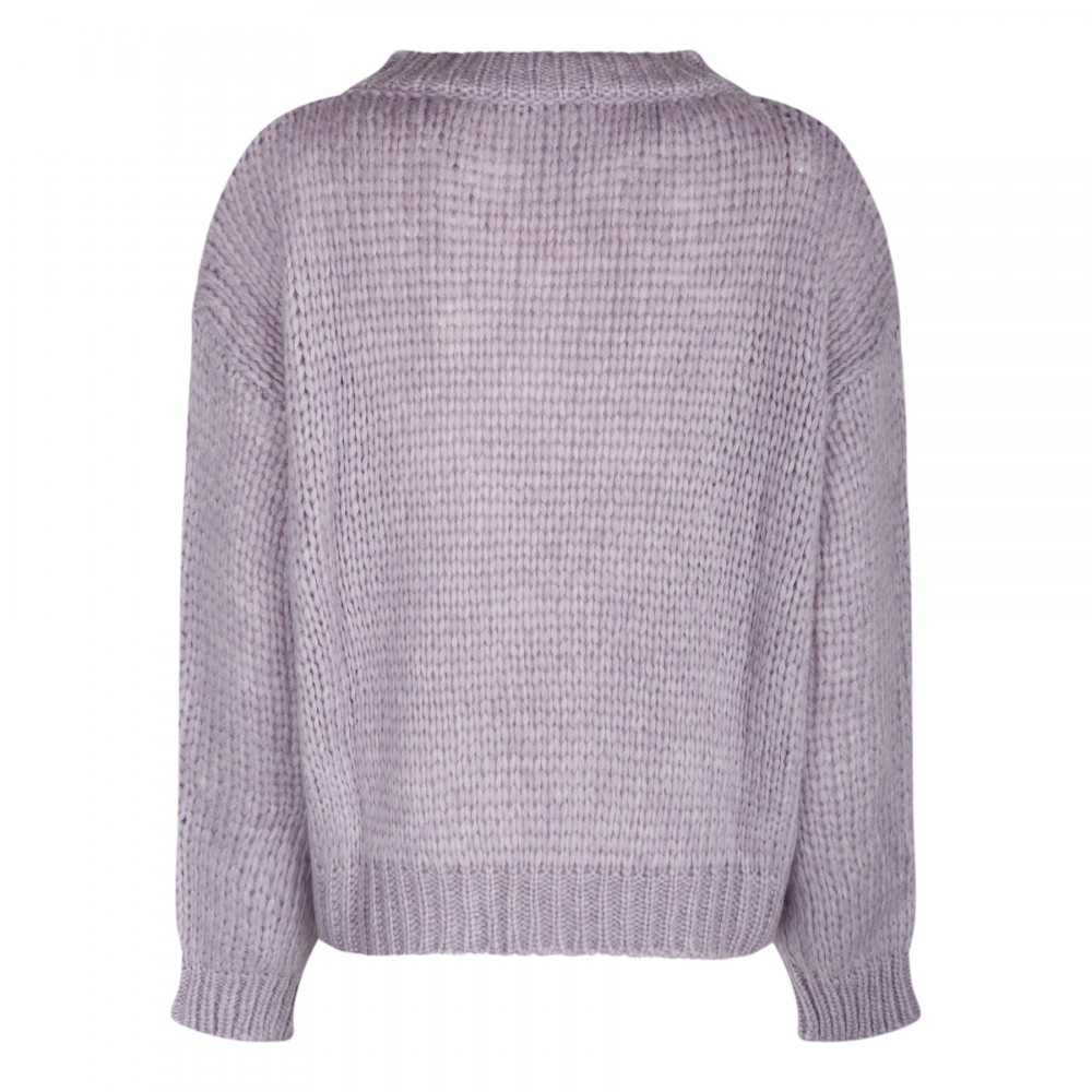 Lilac alpaca blend sweater