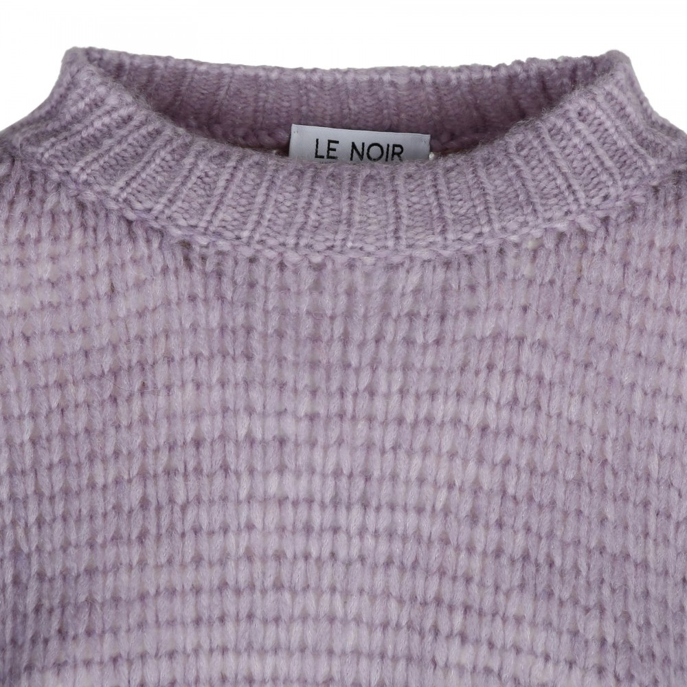 Lilac alpaca blend sweater