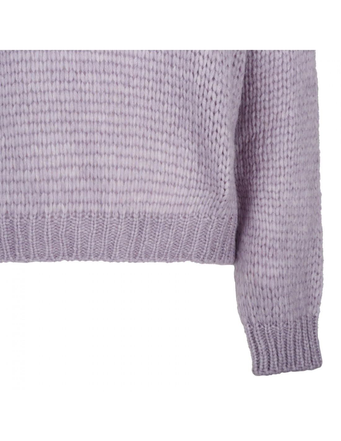Lilac alpaca blend sweater