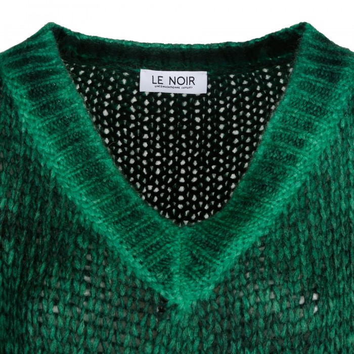 Mint green alpaca blend sweater