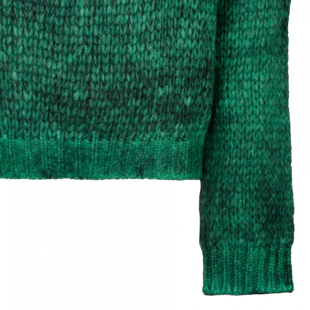 Mint green alpaca blend sweater