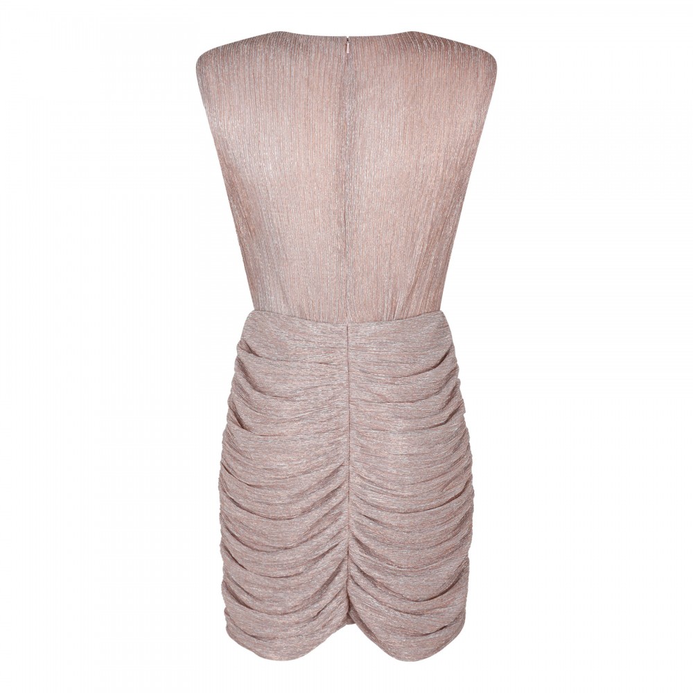 Rampling metallic jersey mini dress