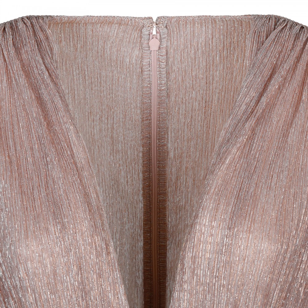 Rampling metallic jersey mini dress