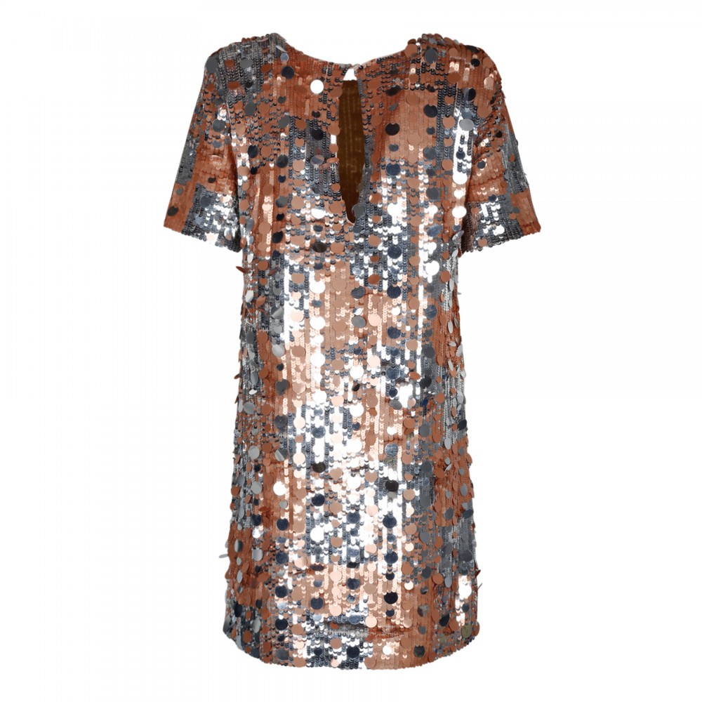 Full sequin mini dress