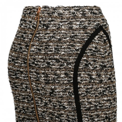 Gold lurex tweed skirt 2