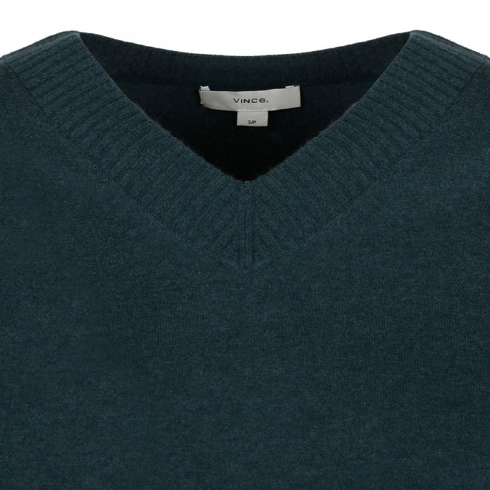 Cropped wool-blend sweater