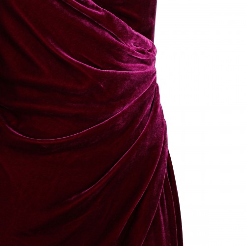 Rubinia silk velvet gown 2