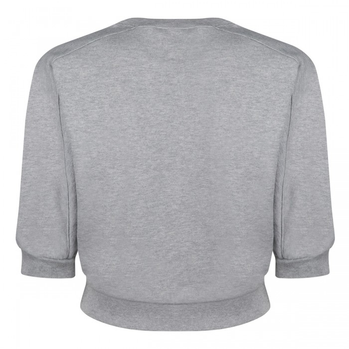 Gray cropped sweatshirt
