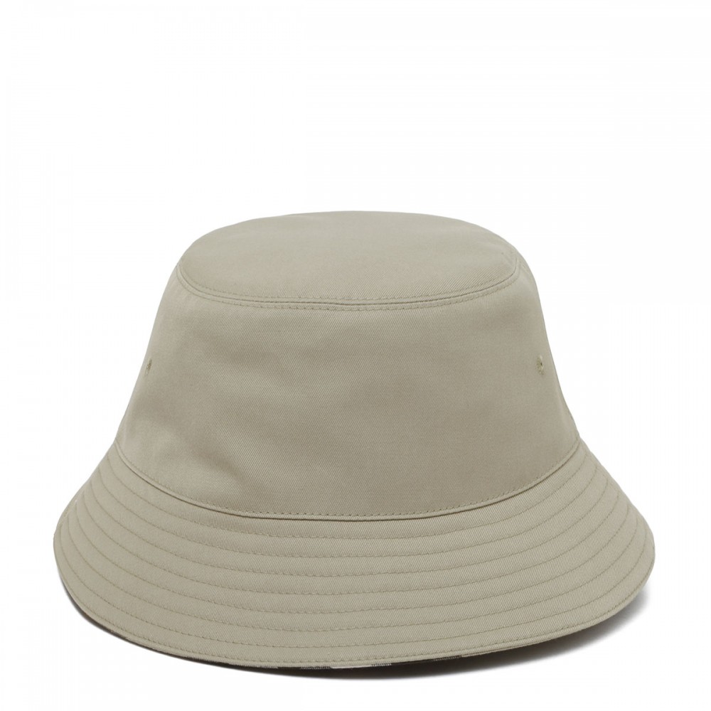 Reversible cotton blend bucket hat