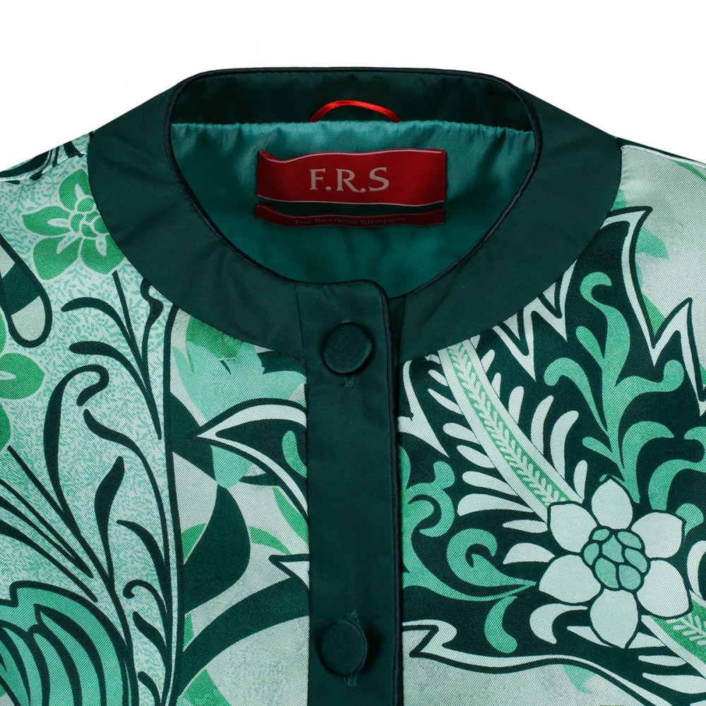 Ligea silk twill shirt-jacket